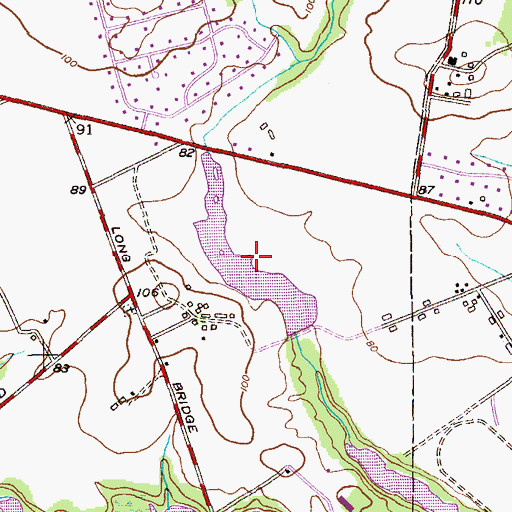 Topographic Map of Marlu Lake, NJ