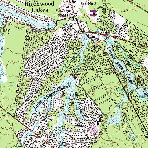 Topographic Map of Mishe-Mokwa Dam, NJ