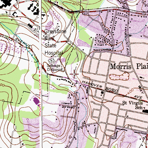 Topographic Map of Jaqui Pond, NJ