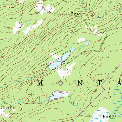 Topographic Map of Keller Pond, NJ