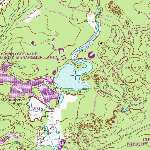 Topographic Map of Switlick Lake, NJ