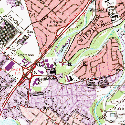 Topographic Map of Bloodgoods Pond Dam, NJ