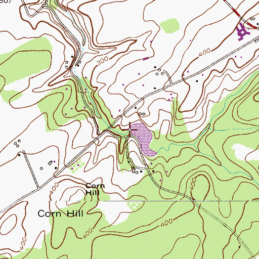 Topographic Map of Schiller Pond Dam, NJ