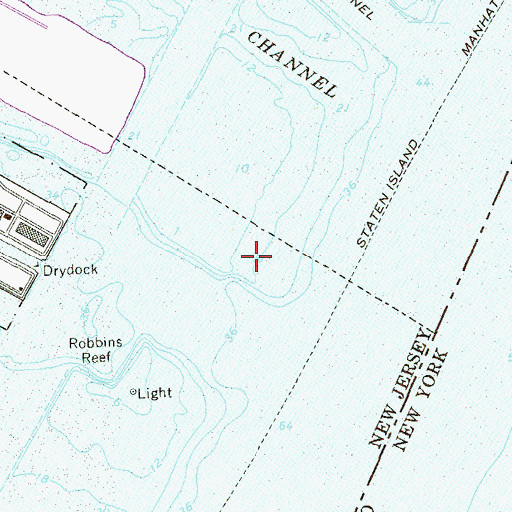 Topographic Map of Jersey Flats, NJ