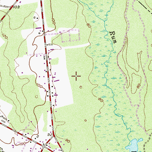 Topographic Map of HCD Vickers Field (historical), NJ