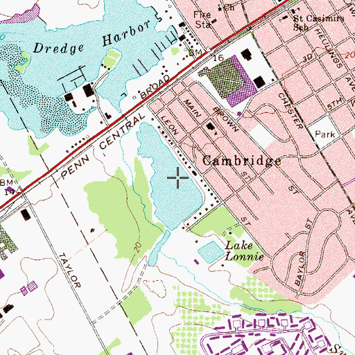 Topographic Map of Swedes Lake, NJ