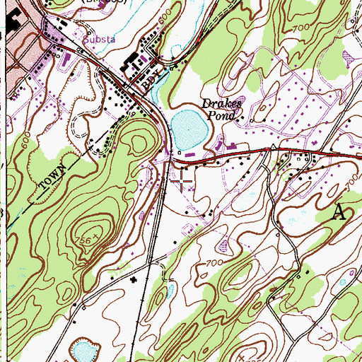 Topographic Map of WNNJ-AM (Newton), NJ