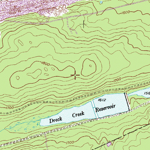 Topographic Map of Milana Heliport, NJ