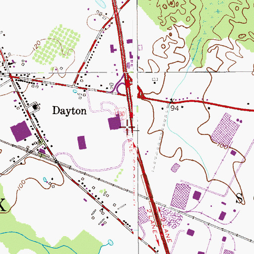 Topographic Map of Unisys Heliport, NJ