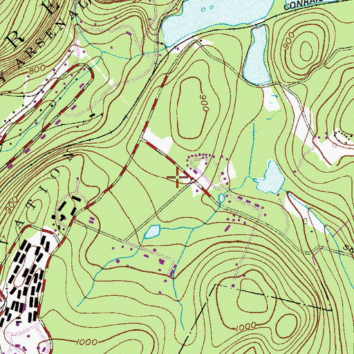Topographic Map of Army Research and Development Center - Picatinny Arsenal Heliport, NJ