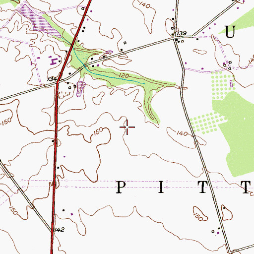 Topographic Map of Emmanuel Airport, NJ