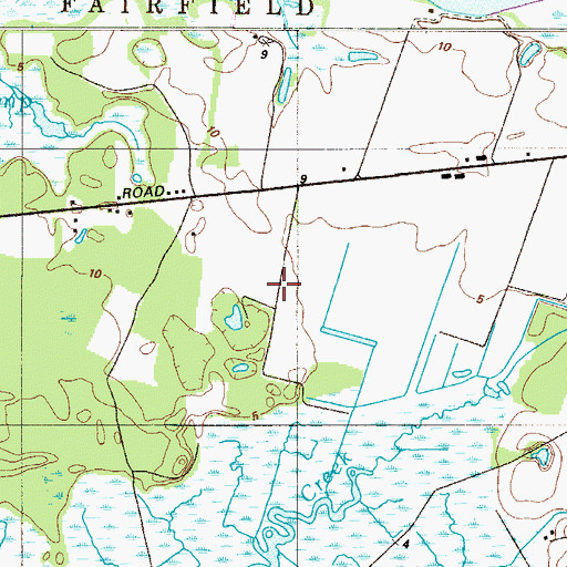 Topographic Map of Halka Nurseries Airport, NJ