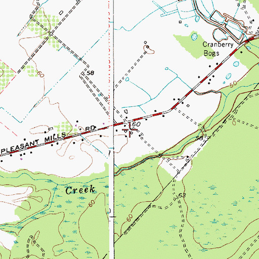 Topographic Map of Bertino Heliport, NJ