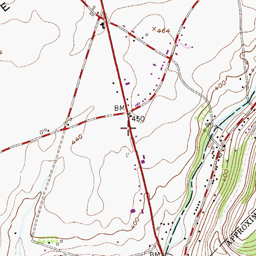 Topographic Map of Northwest Gas Division Elizabethtown Gas Heliport, NJ