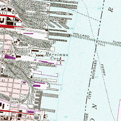 Topographic Map of Newport Helistop, NJ
