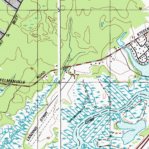 Topographic Map of Dix Field, NJ