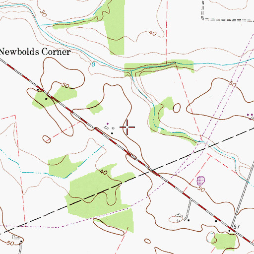 Topographic Map of Eayrestown Helistop, NJ