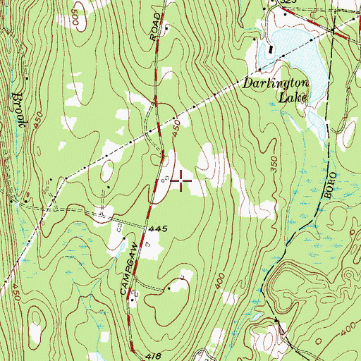 Topographic Map of Bergen County Police and Fire Academy Heliport, NJ