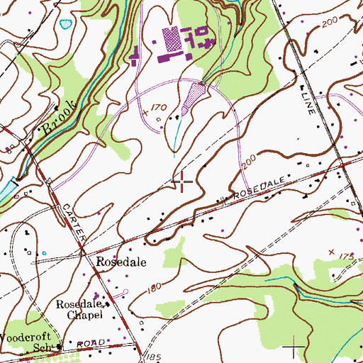 Topographic Map of Educational Testing Heliport, NJ