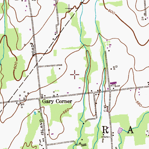 Topographic Map of Mock Airport (historical), NJ