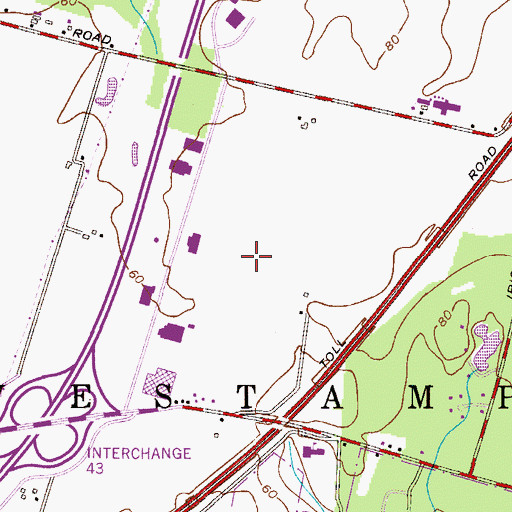 Topographic Map of Inductotherm Airport, NJ
