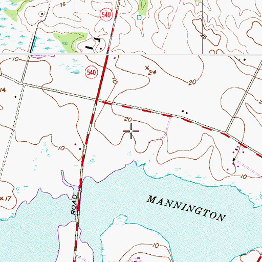 Topographic Map of Seabrook Heliport, NJ