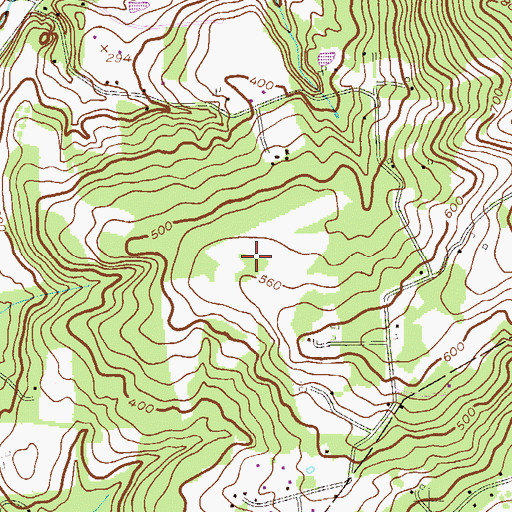 Topographic Map of Herr Mountain Airport, NJ