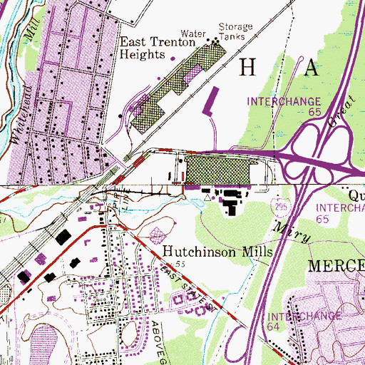 Topographic Map of Congoleum Helistop, NJ