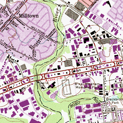Topographic Map of Ravens Nest Heliport, NJ