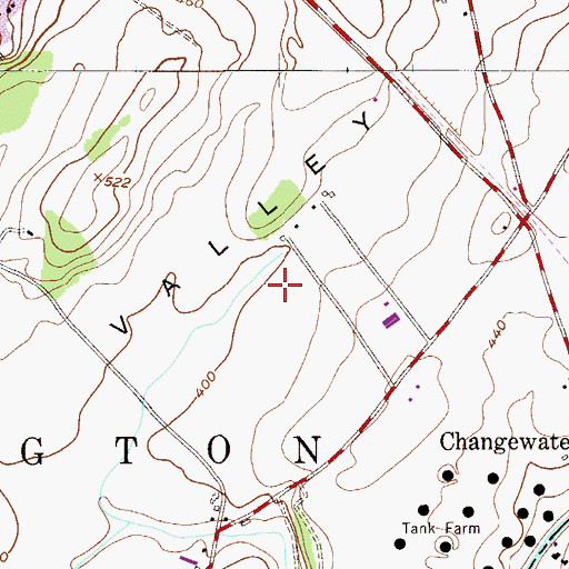 Topographic Map of Vliet Airport, NJ
