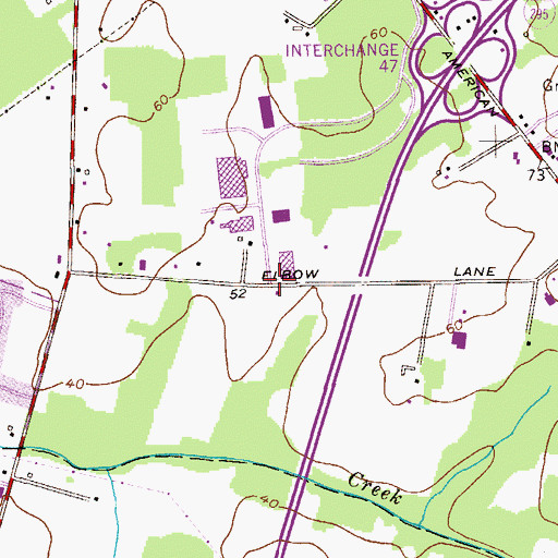 Topographic Map of Colgate Palmolive Heliport, NJ