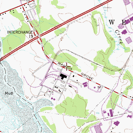 Topographic Map of HPC Helistop, NJ