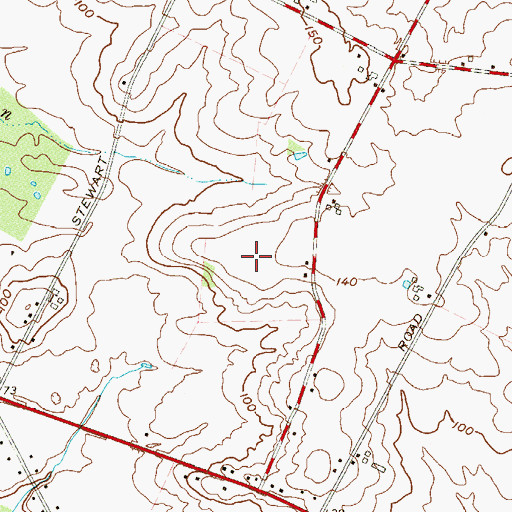 Topographic Map of Var-Sky Airport, NJ
