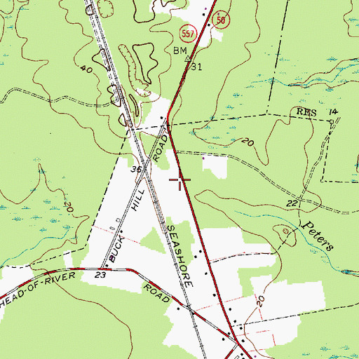 Topographic Map of WBSS-FM (Millville), NJ