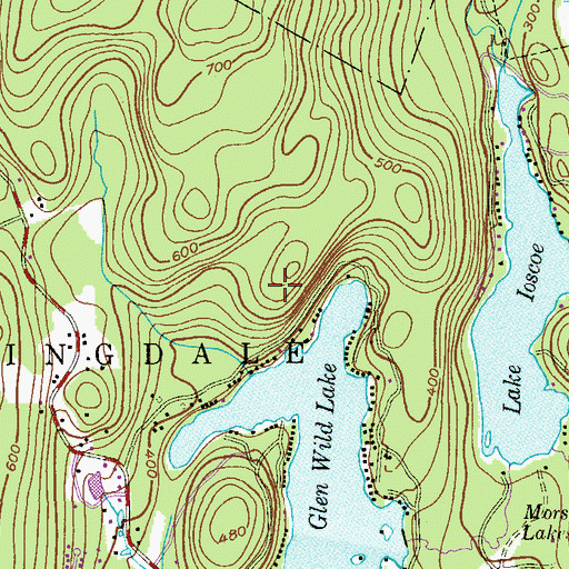 Topographic Map of Borough of Bloomingdale, NJ