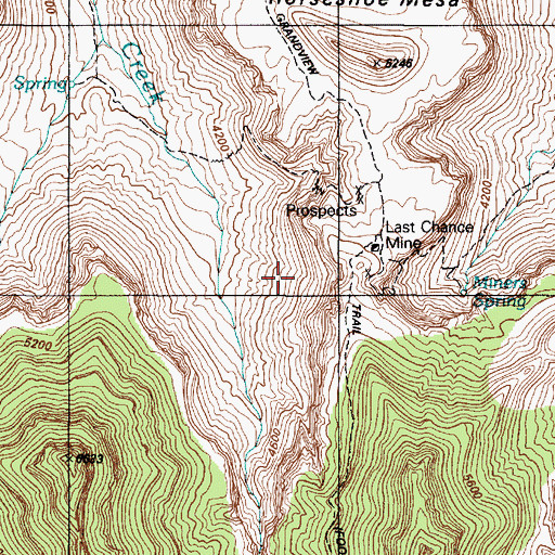 Topographic Map of O'Neill Spring (historical), AZ