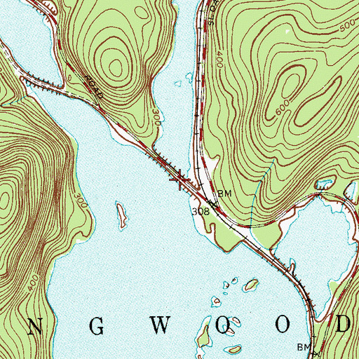 Topographic Map of Borough of Ringwood, NJ
