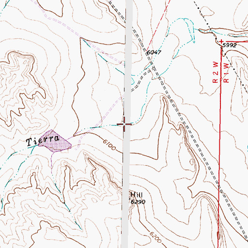 Topographic Map of Arroyo Corrales Tierra, NM