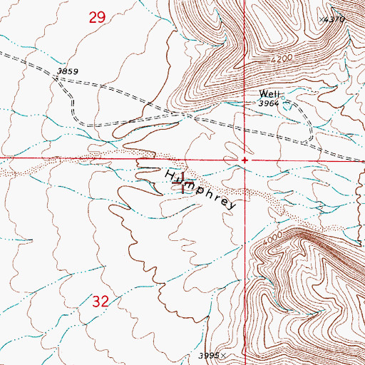 Topographic Map of West Dog Canyon, NM
