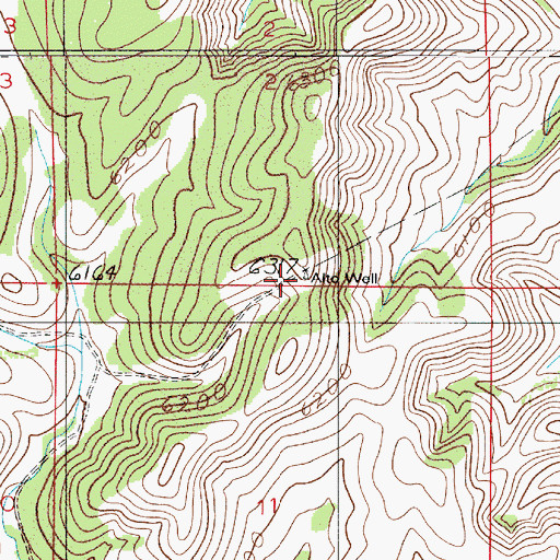 Topographic Map of Alto Well, NM