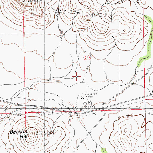 Topographic Map of Antelope Pass, NM