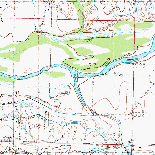 Topographic Map of Armenta Canyon, NM