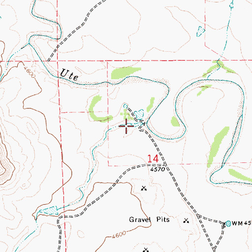 Topographic Map of Asperos Canyon, NM