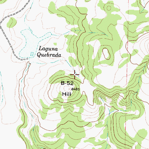Topographic Map of B-52 Hill, NM