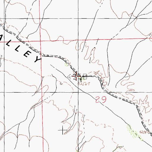 Topographic Map of Badger Windmill, NM
