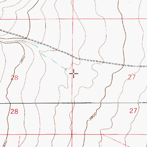 Topographic Map of Barn Draw, NM