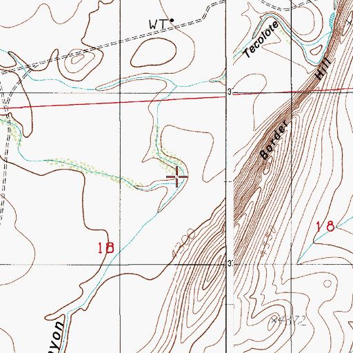 Topographic Map of Big Draw, NM