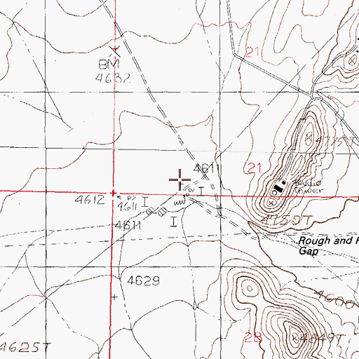Topographic Map of Big Gap Well, NM