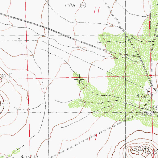 Topographic Map of Black Canyon, NM