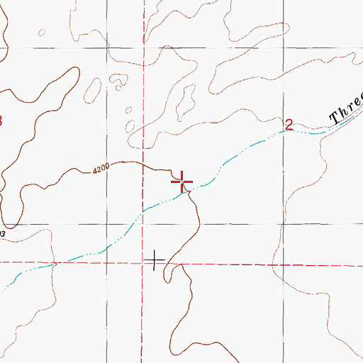 Topographic Map of Black Tank, NM